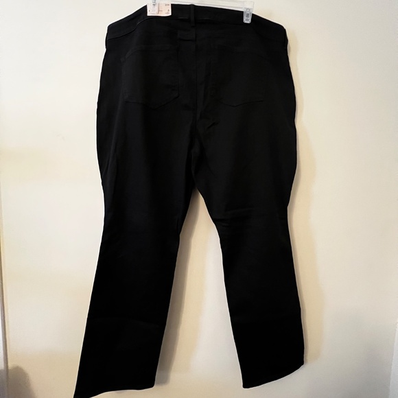 NYDJ 22W Marilyn Straight Black Jeans - Picture 4 of 9